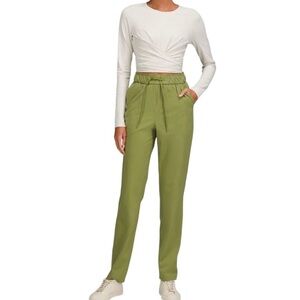 Lululemon Women’s Stretch High-Rise Pant In Bronze Green Sz 4